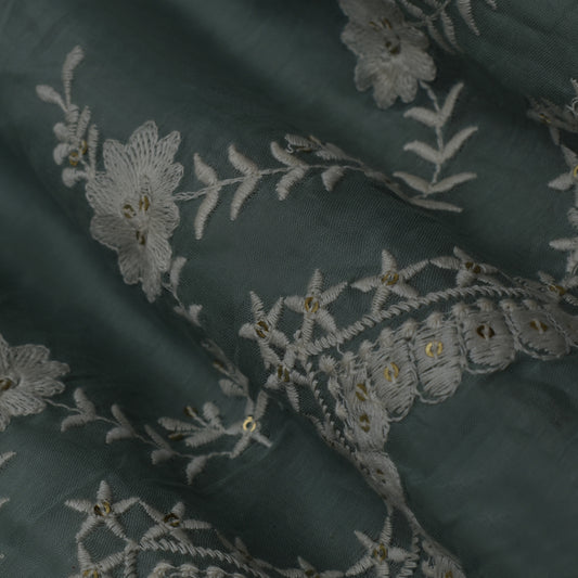 Colored Color Cotton Embroidery Fabric