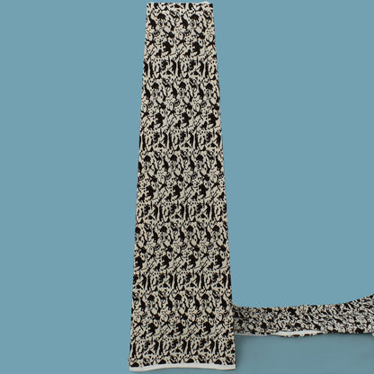 Multi Colored Crush Satin Print Fabric