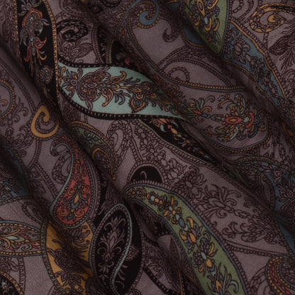 Multi Color Crepe Print Fabric