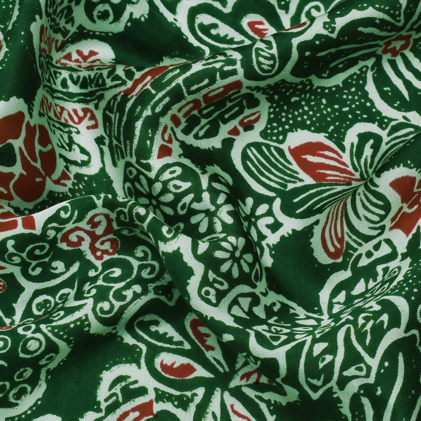 Multi Color Modal Satin Print Fabric