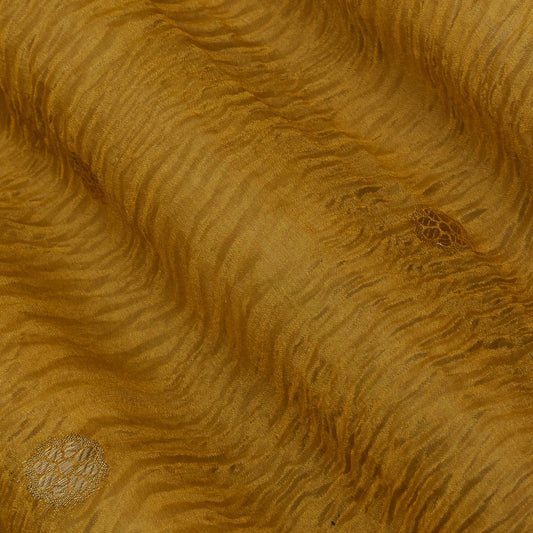 Mustard Color Crush Tissue Booti Fabric