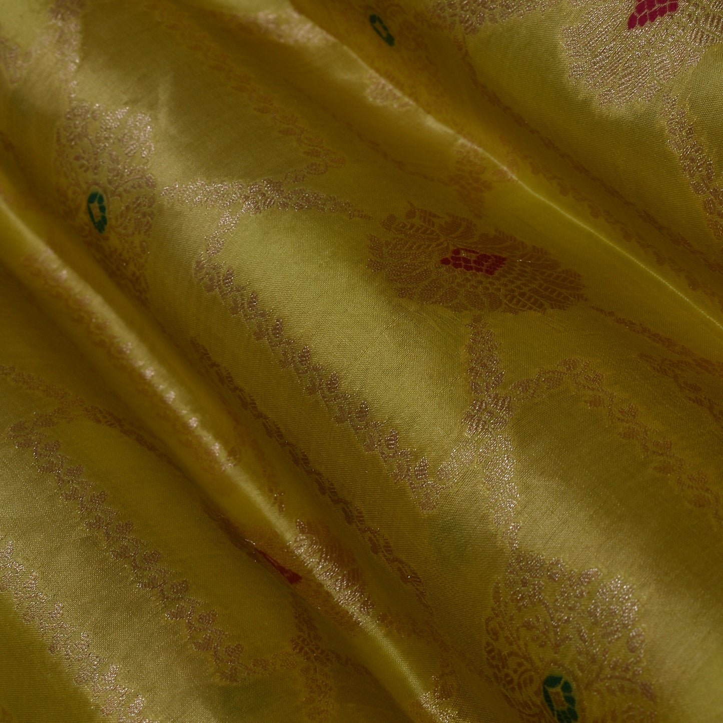 Colored Brocade Fabric