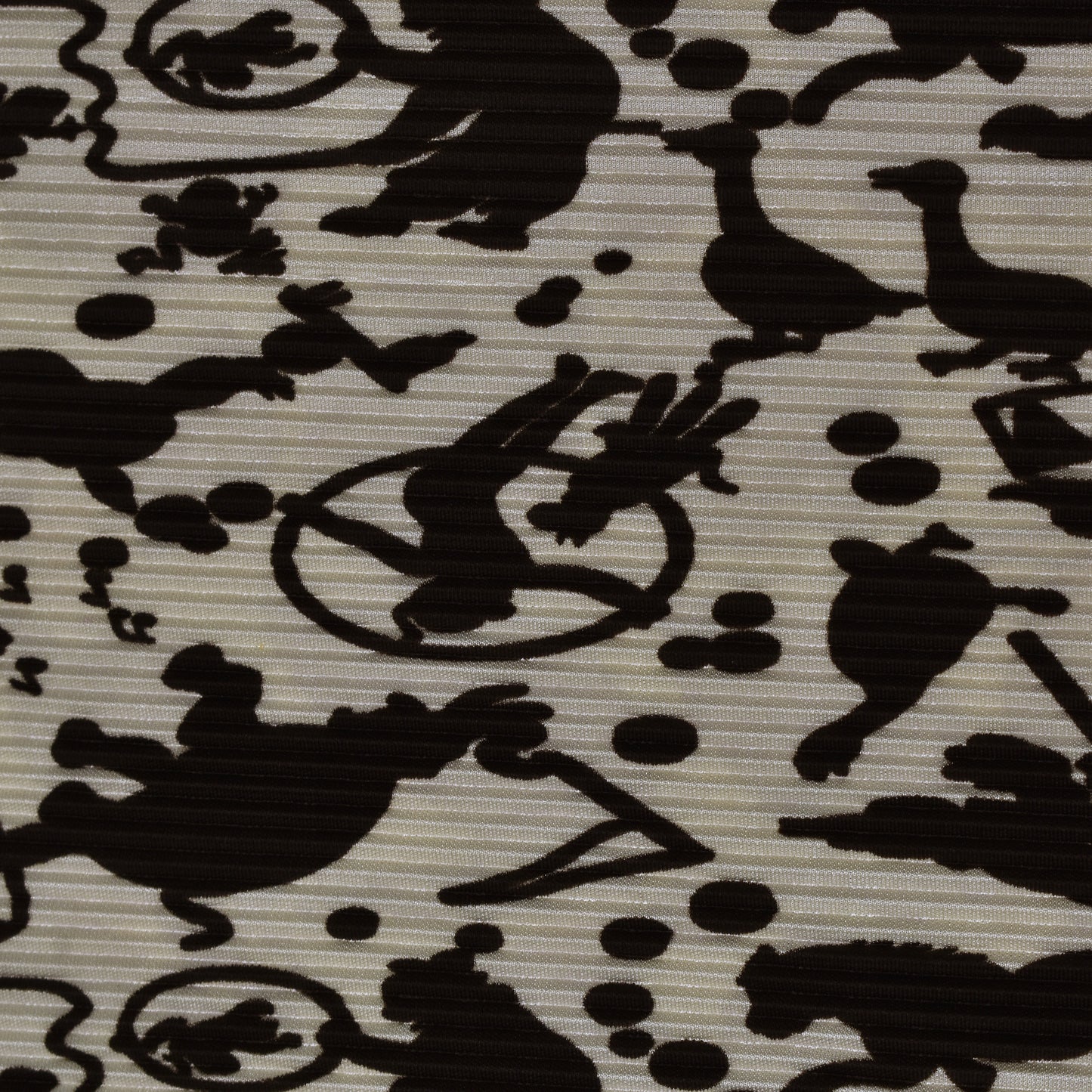 Multi Colored Crush Satin Print Fabric