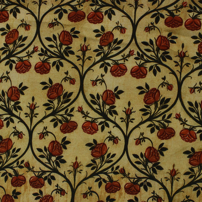 Multi Color Modal Satin Print Fabric