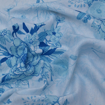 Colored Rayon Print Fabric