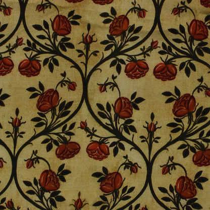 Multi Color Modal Satin Print Fabric