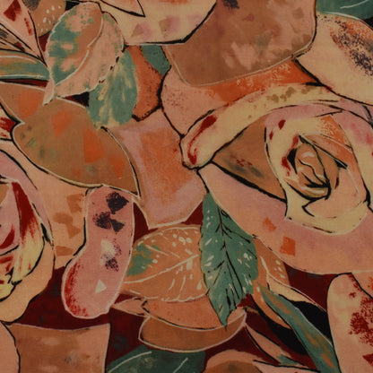 Multi Color Crepe Print Fabric