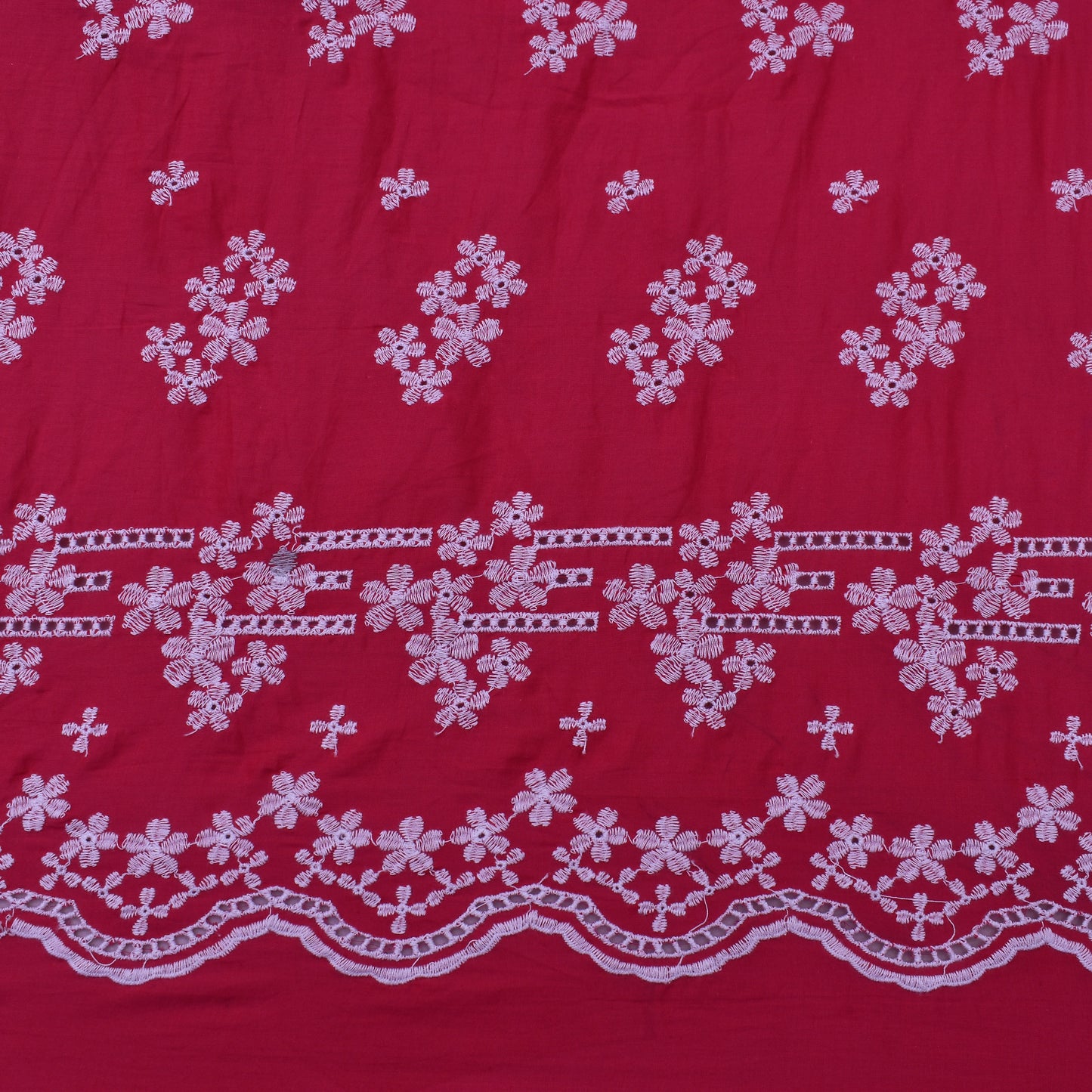 Rani Color Cotton Embroidery Fabric