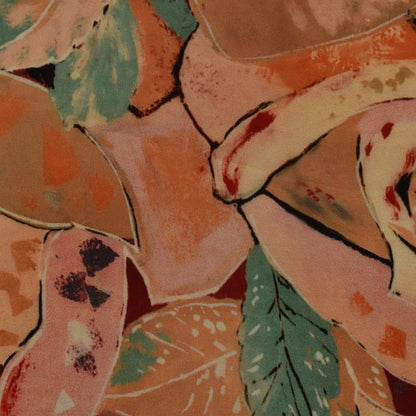 Multi Color Crepe Print Fabric