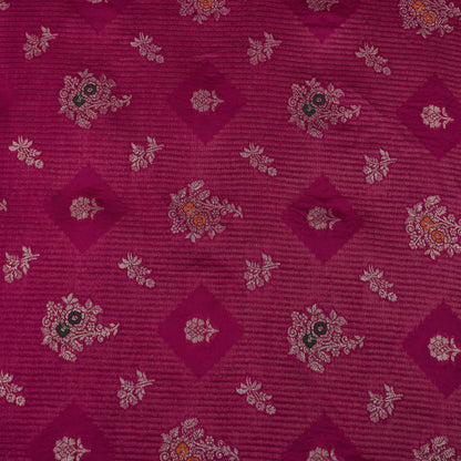 Rani Color Katan Meena Brocade Fabric