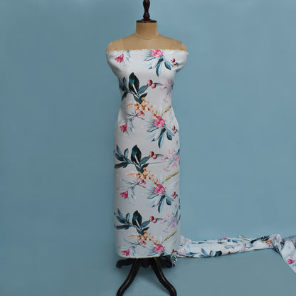 Colored Reyon Print Fabric