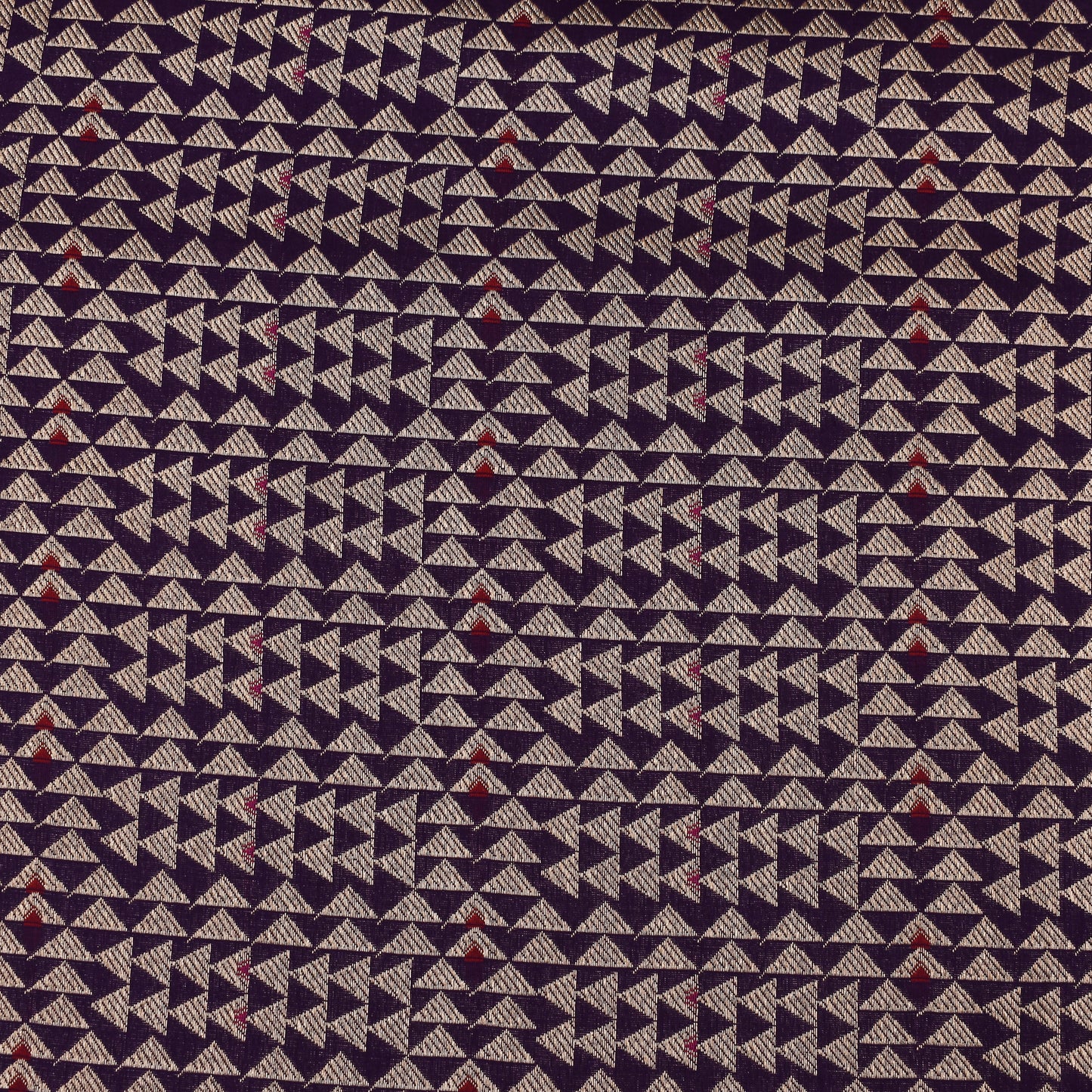 Purple Color Brocade Fabric