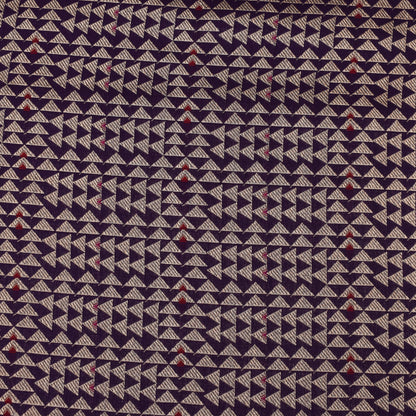 Purple Color Brocade Fabric