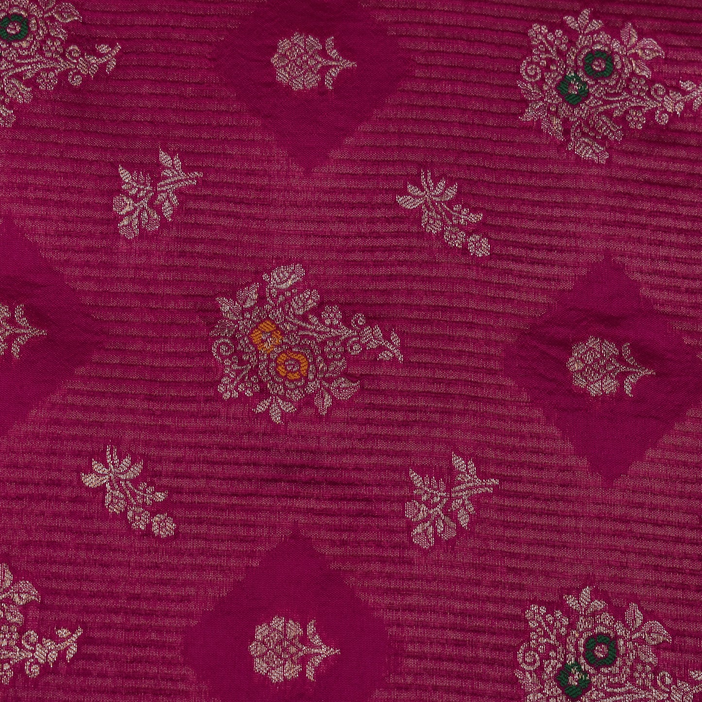 Rani Color Katan Meena Brocade Fabric