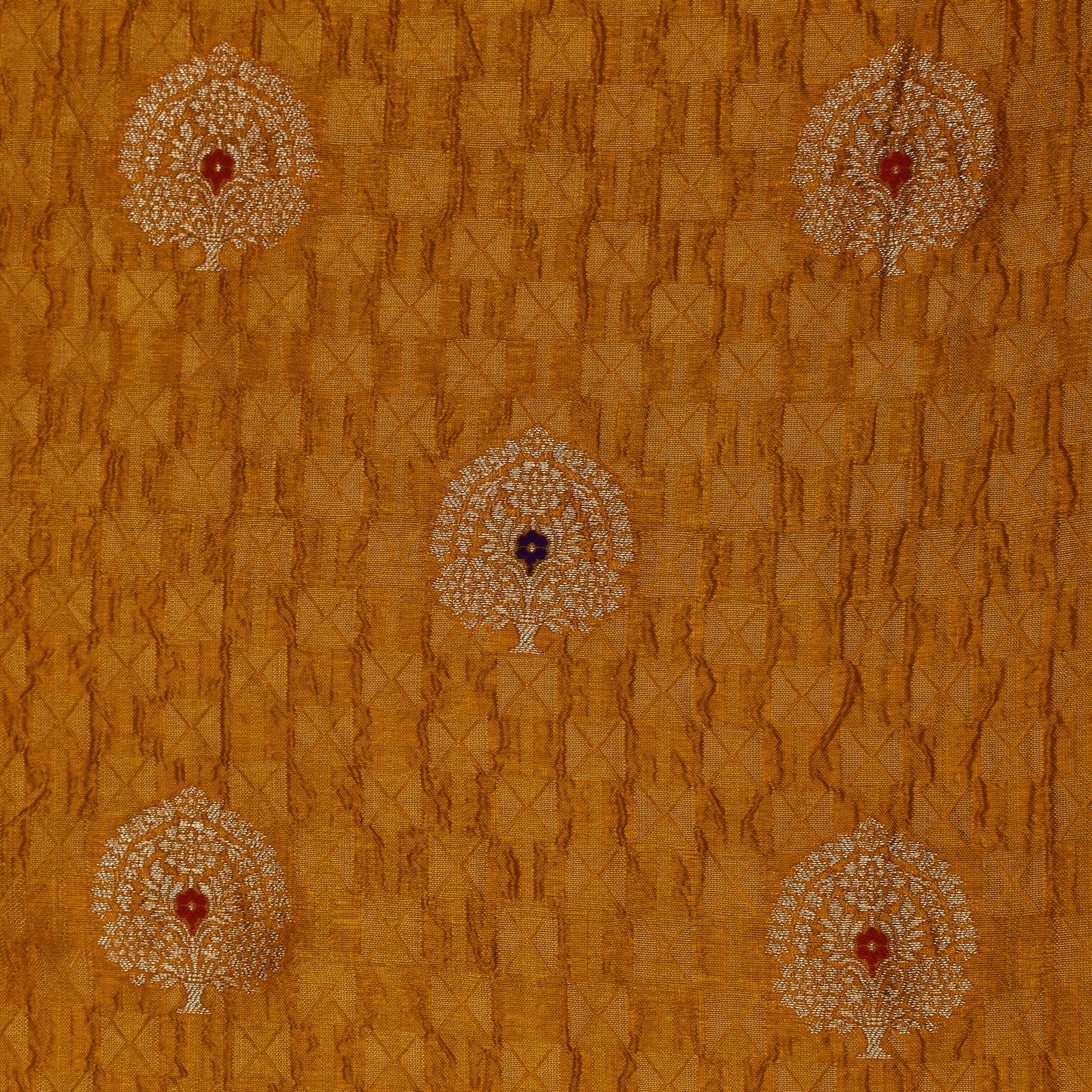 Mustard Color Brocade Fabric