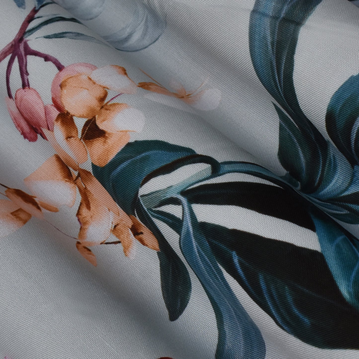 Colored Reyon Print Fabric