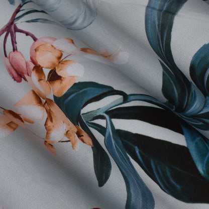 Colored Reyon Print Fabric