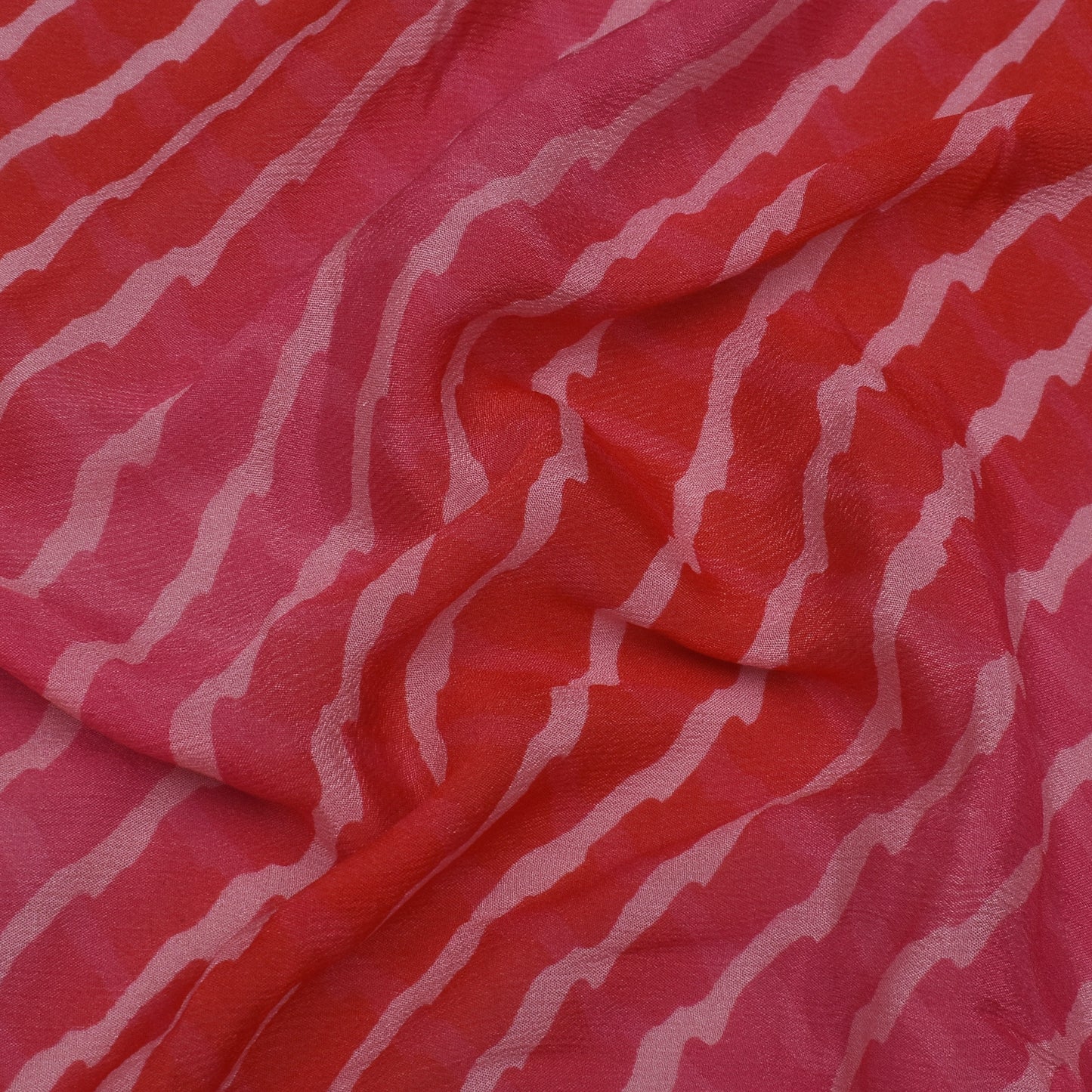 Multicolor Chinon Print Fabric