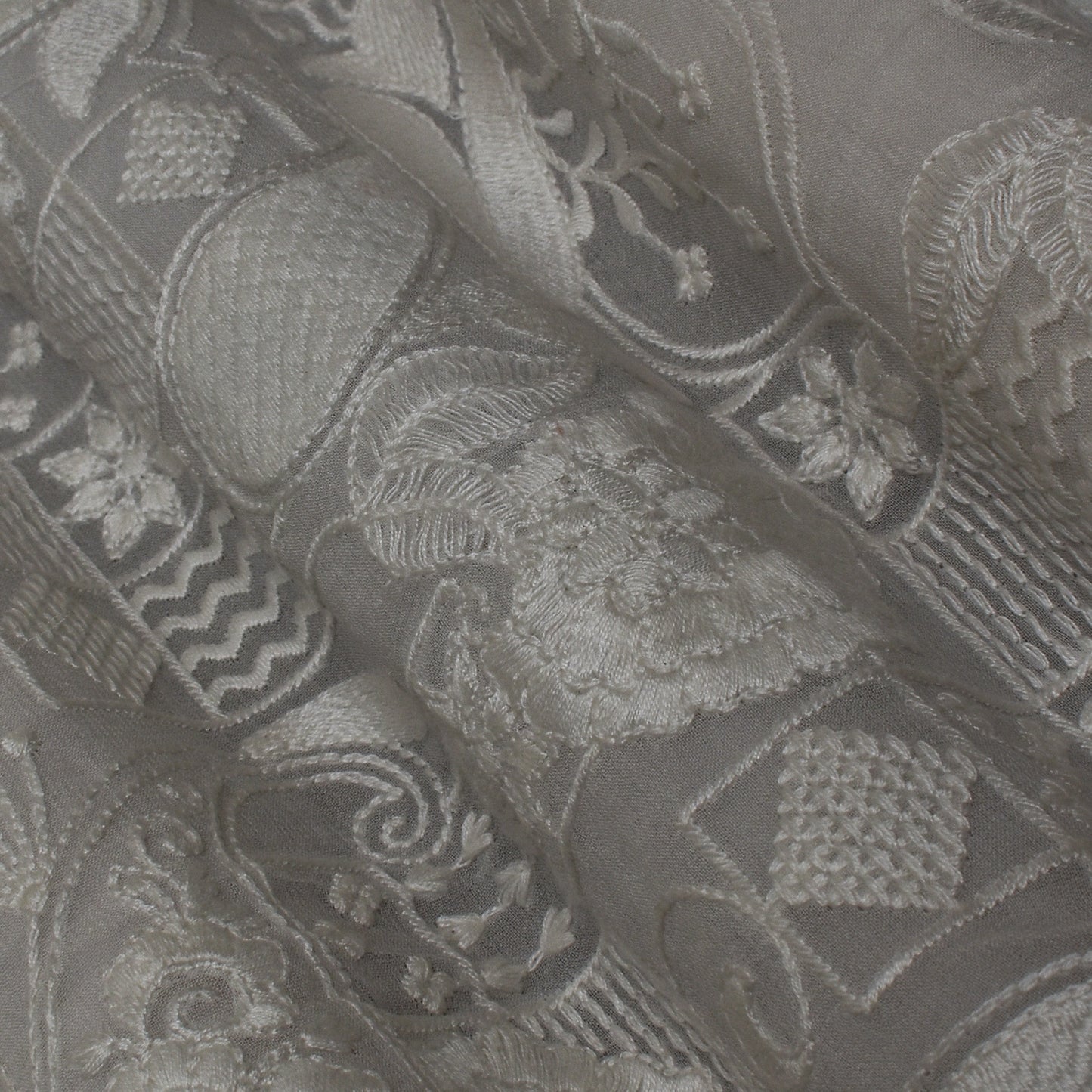 Georgette Embroidery Fabric