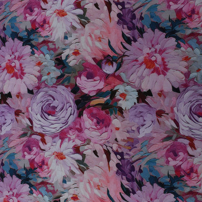 Colored Rayon Print Fabric