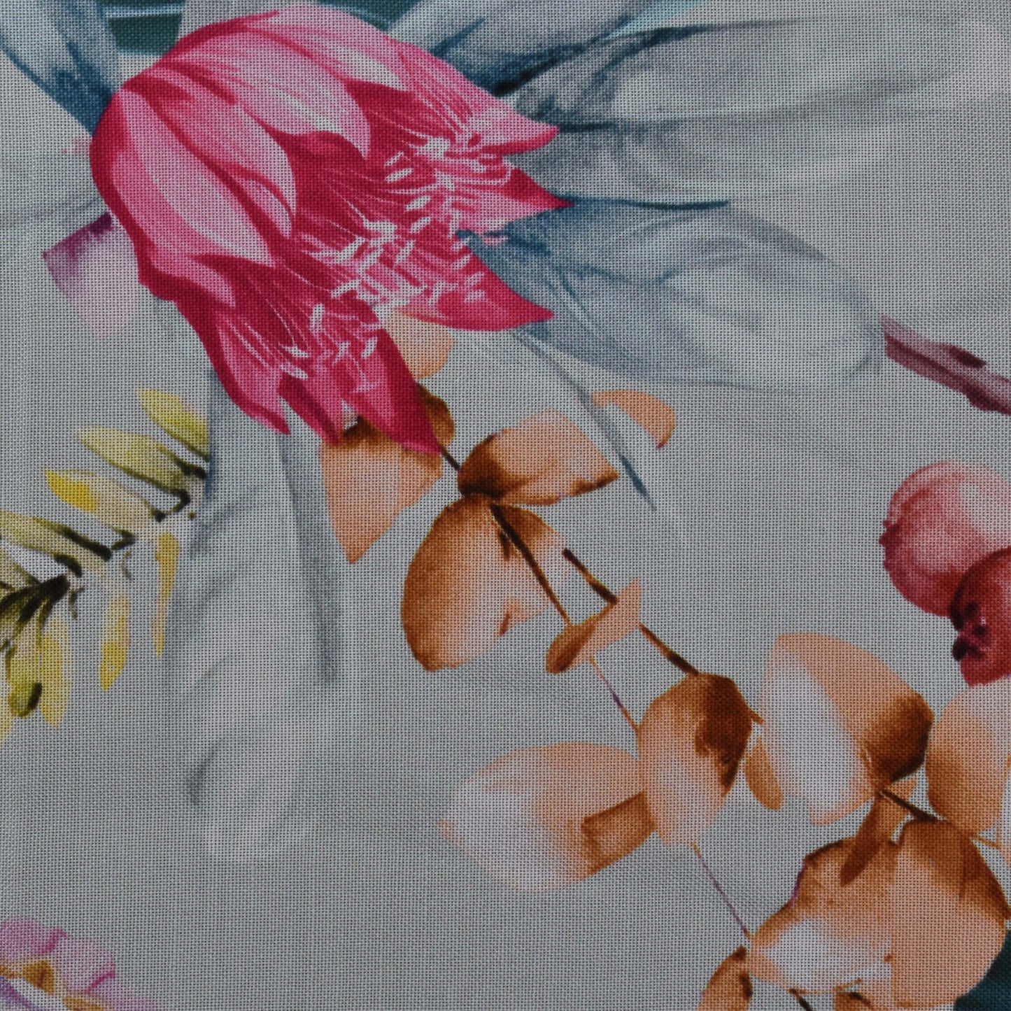 Colored Reyon Print Fabric