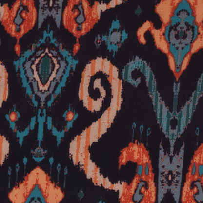 Multi Color Armani Satin Print Fabric