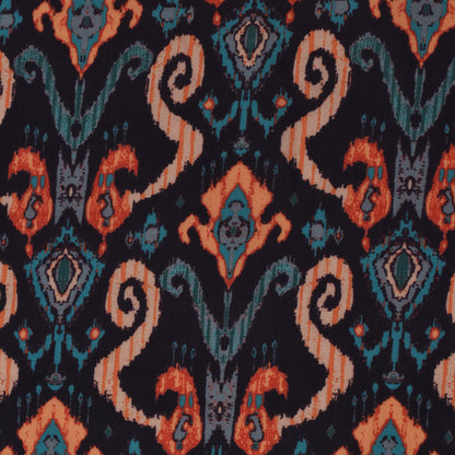 Multi Color Armani Satin Print Fabric