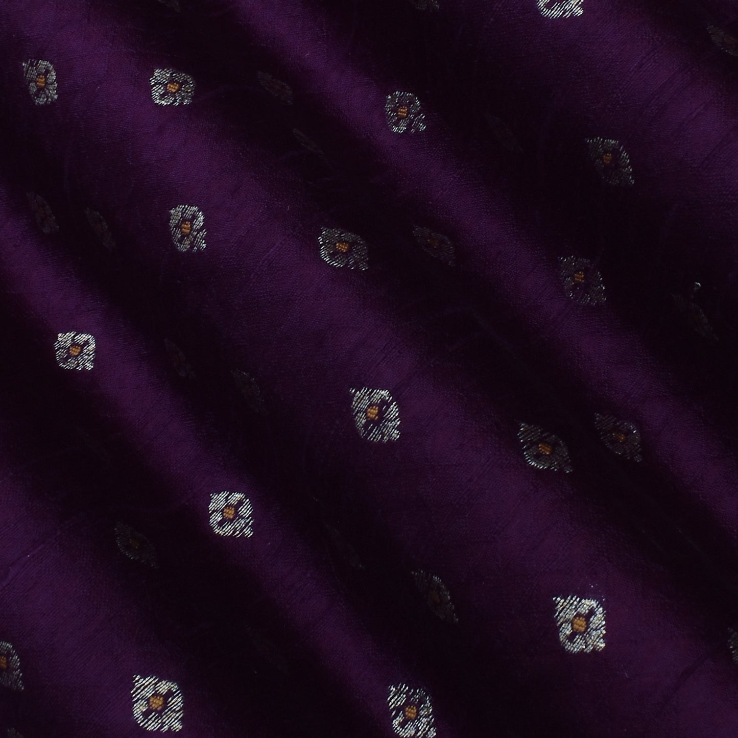 Purple Color Brocade Fabric