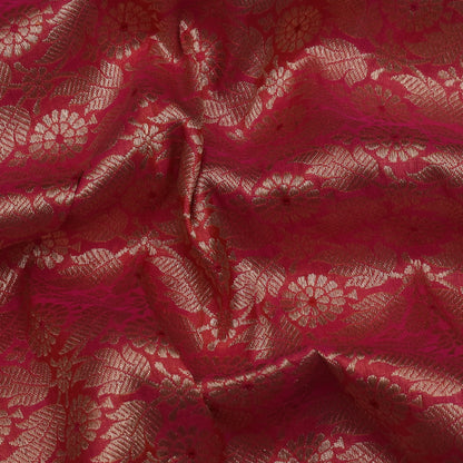 Pink Color Brocade Fabric