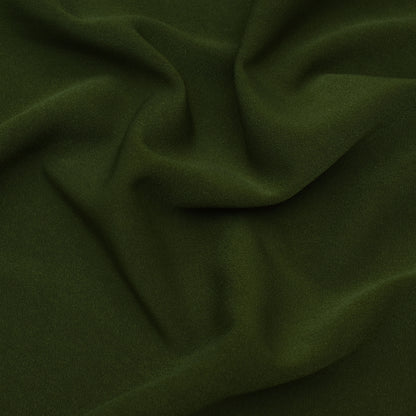 Army Green Solid Color Banana Crepe Fabric