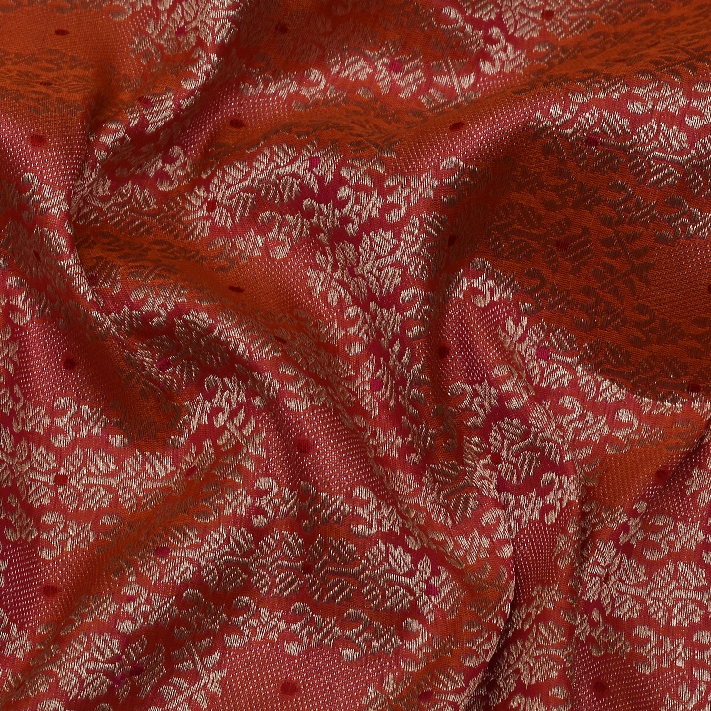 Pink Color Brocade Fabric