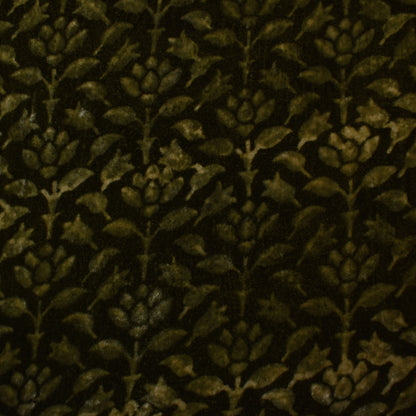 Mehndi Green Color Silk Velvet Print Fabric