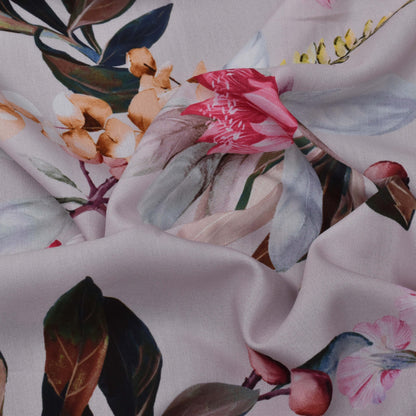 Colored Reyon Print Fabric