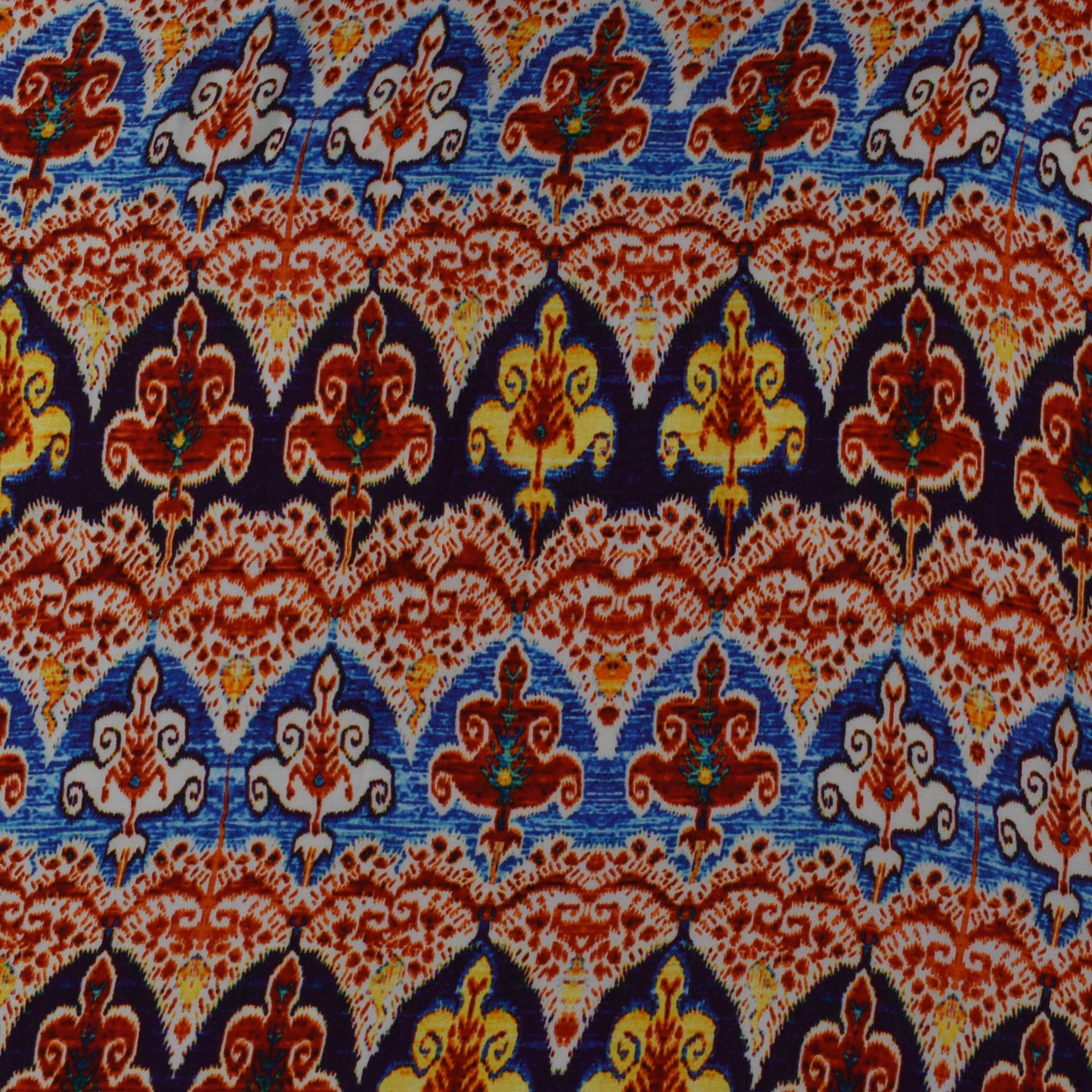 Multi Color Modal Satin Print Fabric