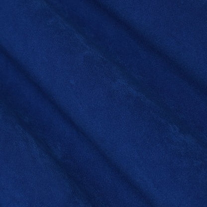 Royal Blue Solid Color Banana Crepe Fabric