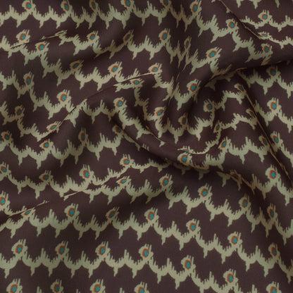 Multi Color Armani Satin Print Fabric