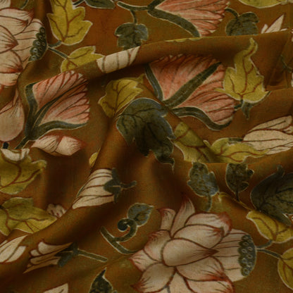 Multi Color Satin Silk Hydra Print Fabric