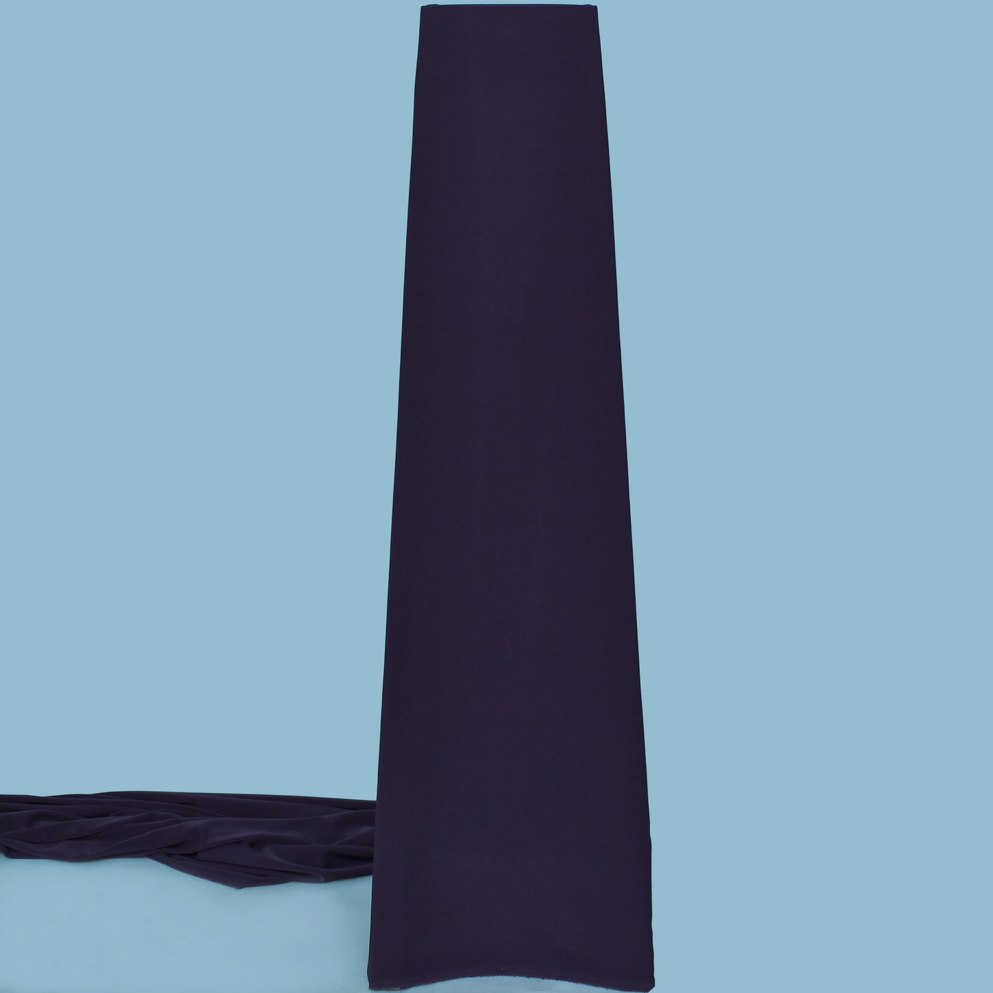 Purple Solid Color Banana Crepe Fabric