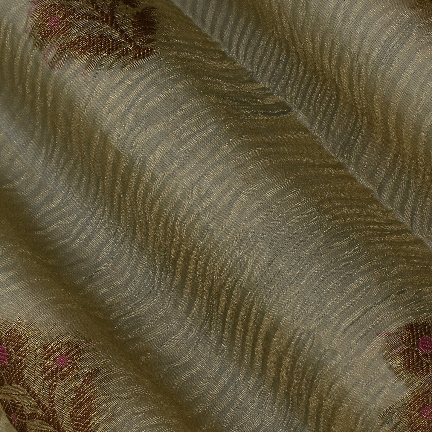 Mint Green  Color Crush Tissue Boota Fabric