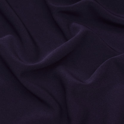 Purple Solid Color Banana Crepe Fabric