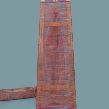 Multi Color Crush Tissue Print Fabric