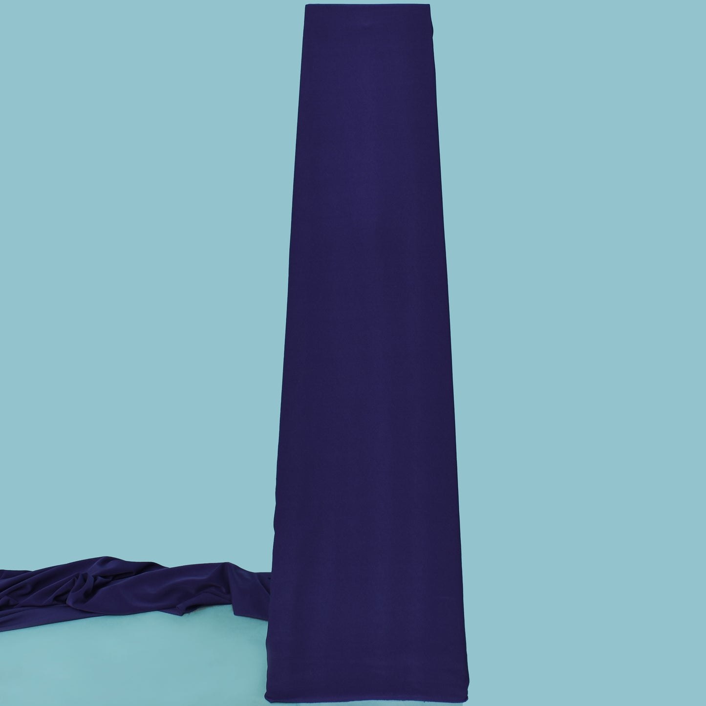 Violet Solid Color Banana Crepe Fabric