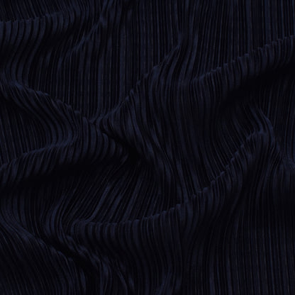 Navy Blue  Color Crush Satin Fabric