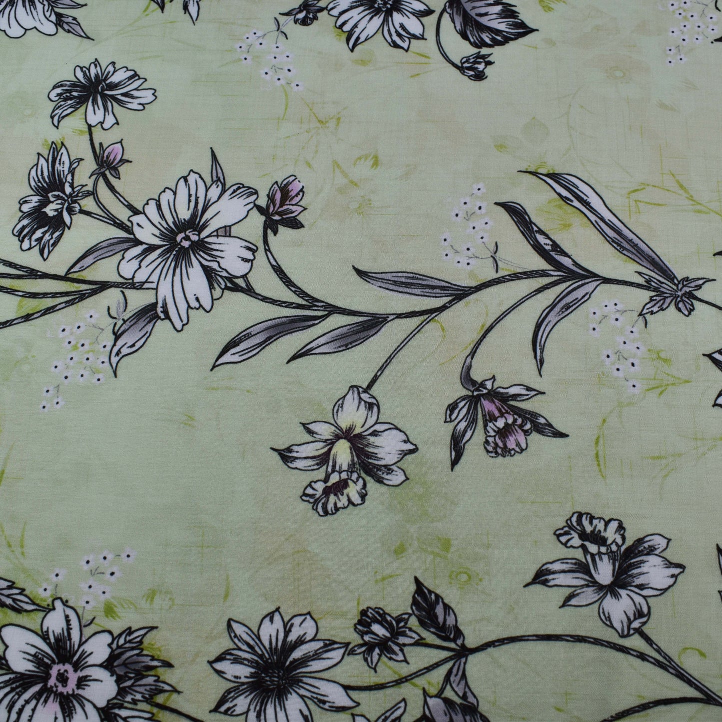 Colored Cotton Print Fabric