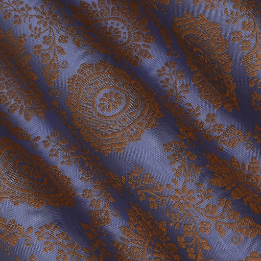 Purple Color Brocade Fabric