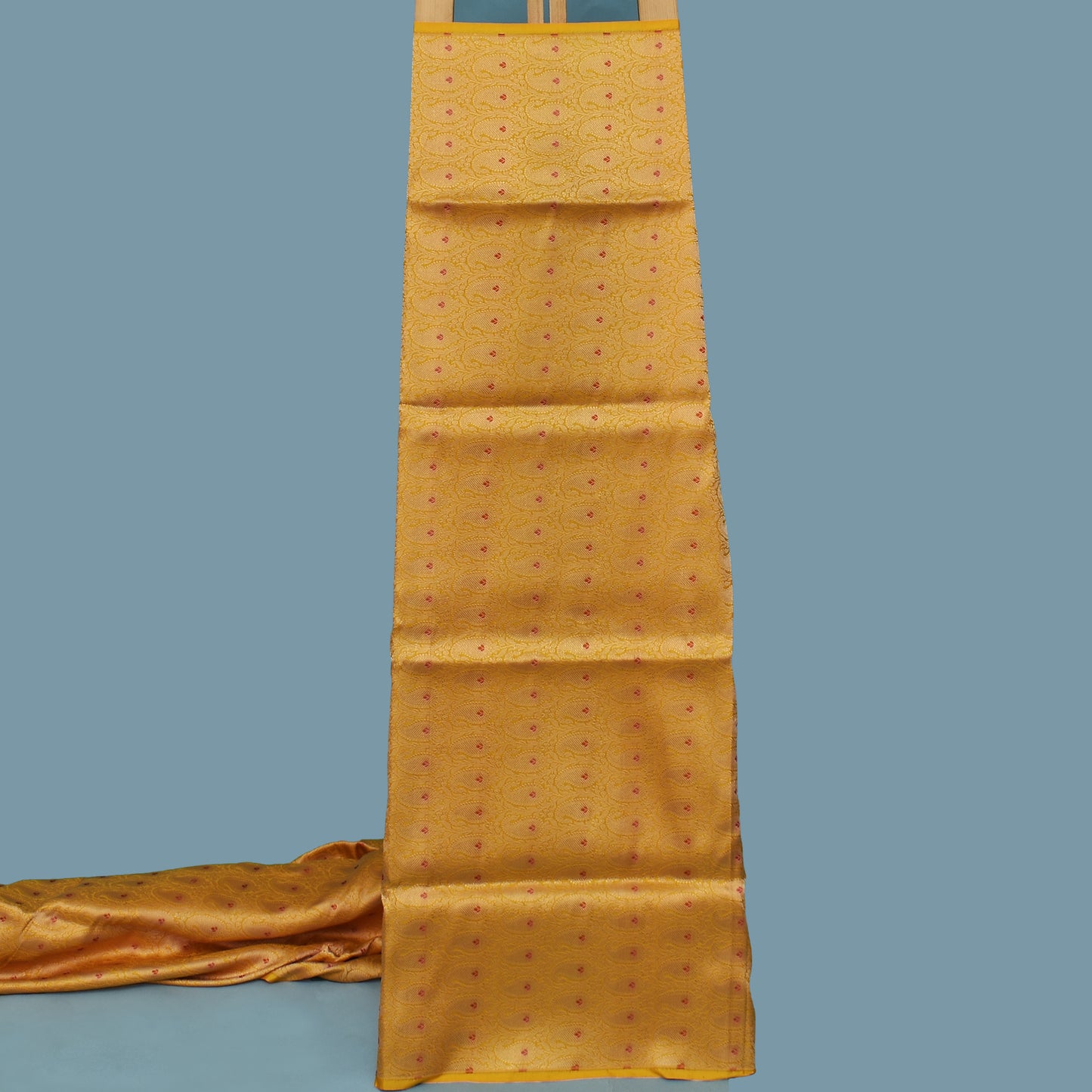 Yellow Color Brocade Fabric