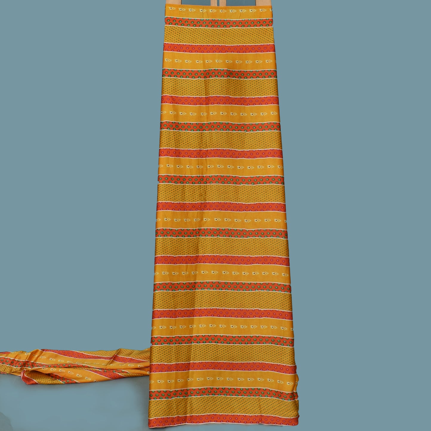 Multi Color Modal Satin Print Fabric