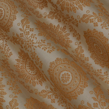 Cream Color Brocade Fabric