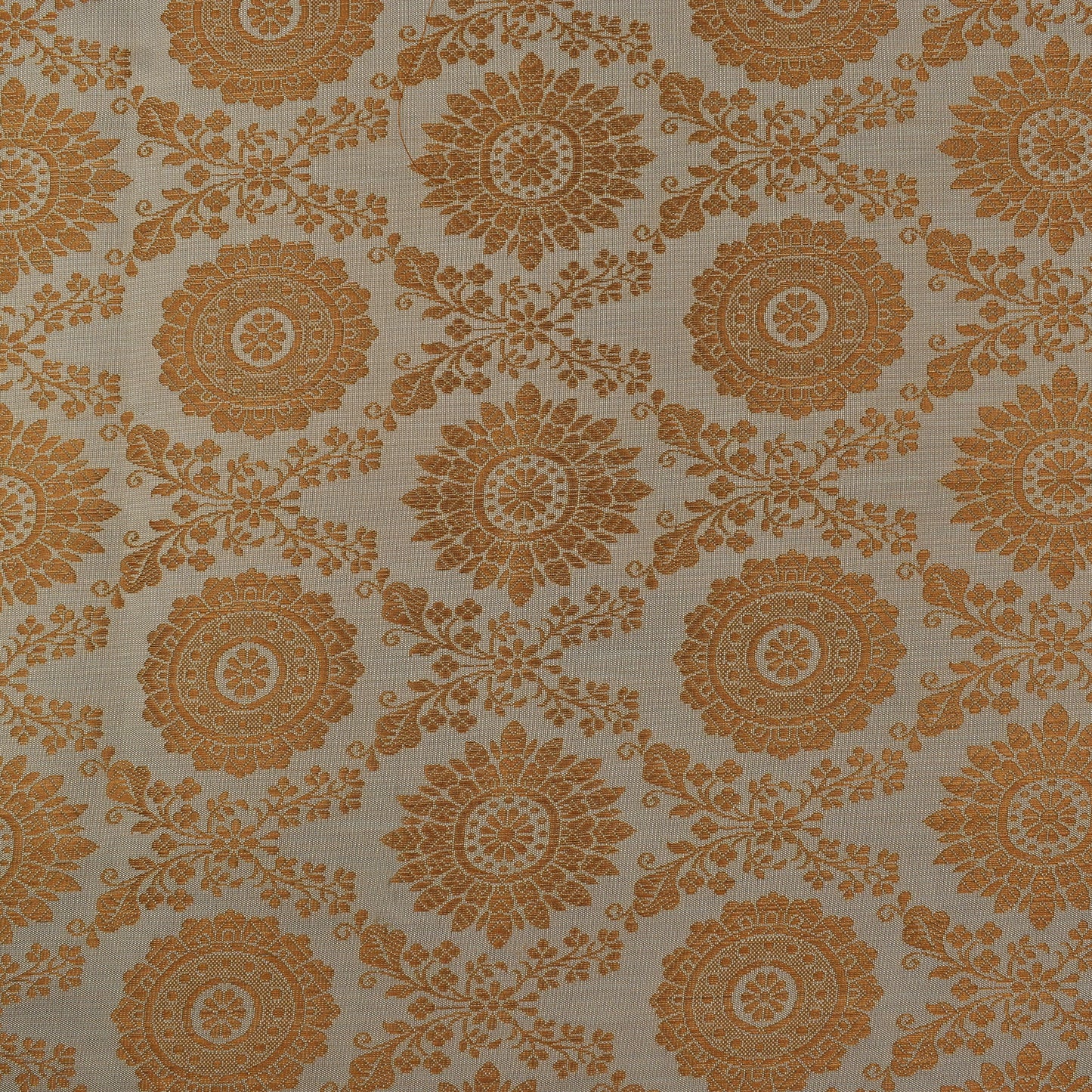 Cream Color Brocade Fabric
