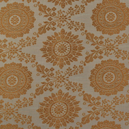 Cream Color Brocade Fabric